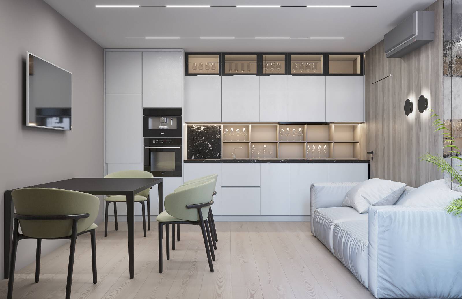 2х комнатная квартира в современном стиле