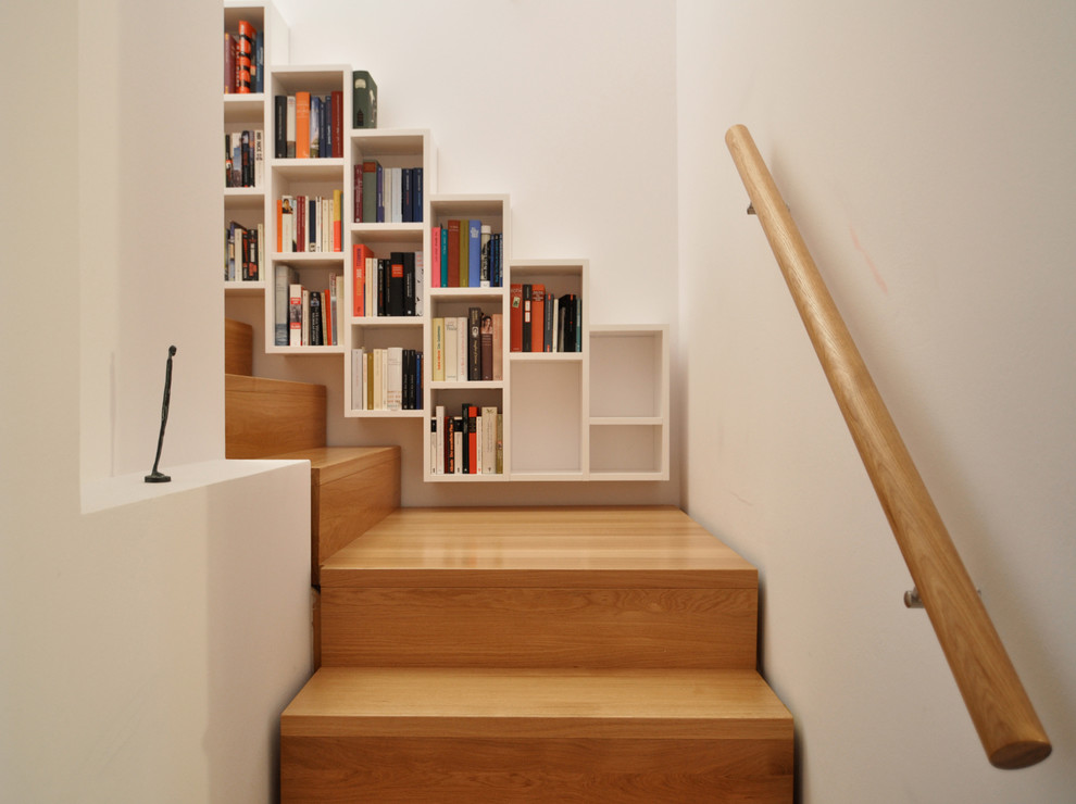Maisonette Wohnung Feststrasse Contemporary Staircase Frankfurt By Drexler Guinand Jauslin Architekten Gmbh