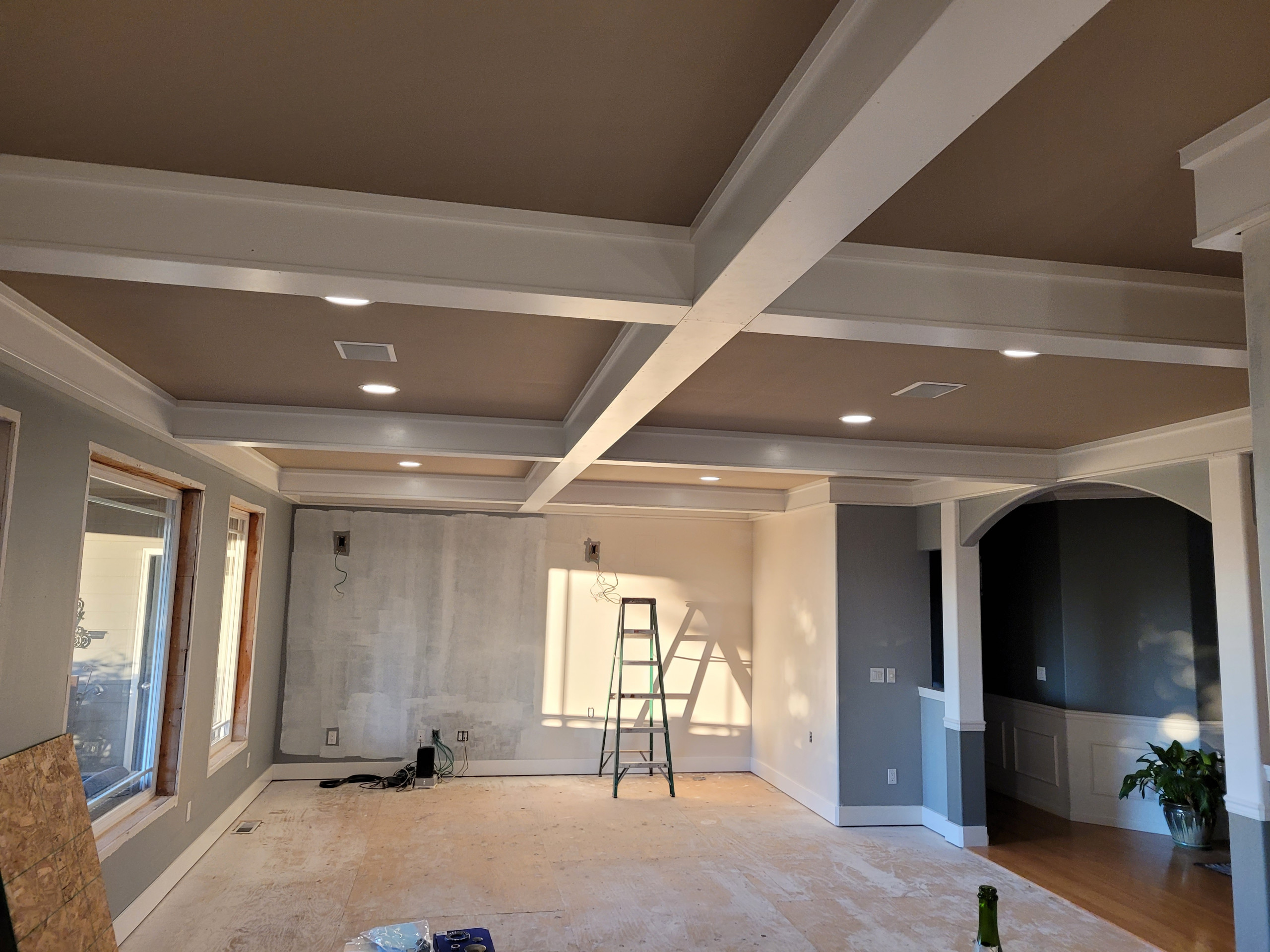 Dining room and family room