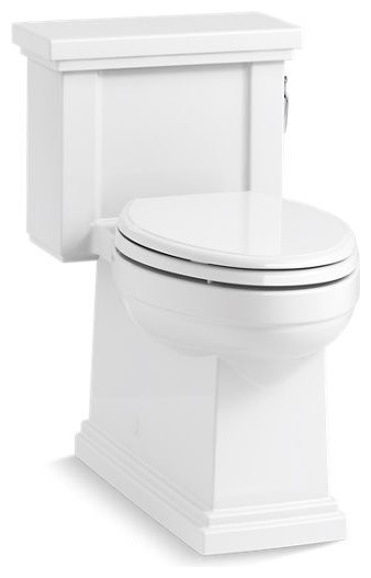 Kohler Tresham 1-Piece Elongated 1.28 GPF Toilet w/ Right-Hand Lever, White