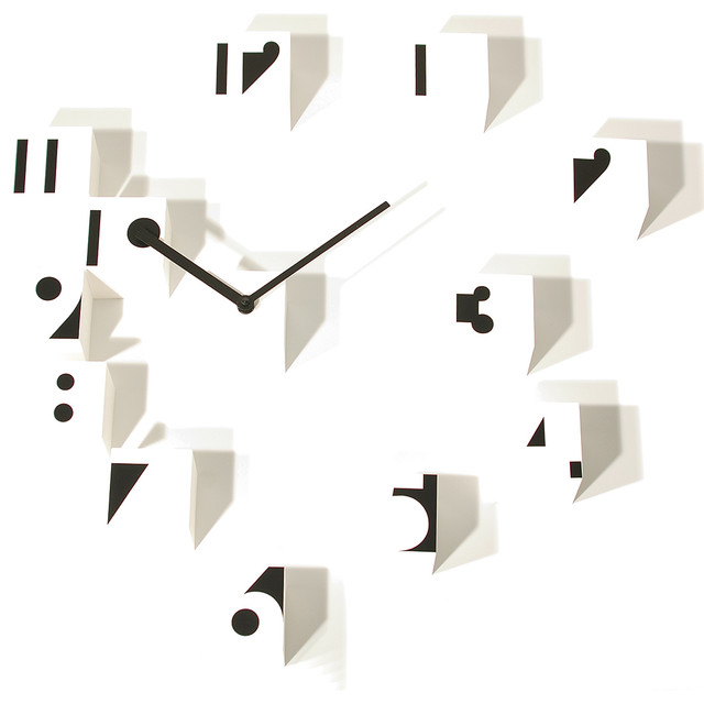 RND Time Optical White Wall Clock