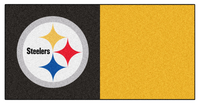 18"x18" NFL Pittsburgh Steelers Carpet Tiles, Set of 20