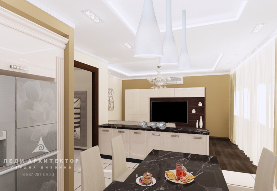 Дизайн-проект квартиры с мансардой