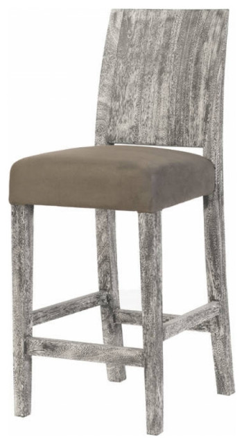 17 W Counter Bar Chair Hand Crafted, Rustic 30 Bar Stools