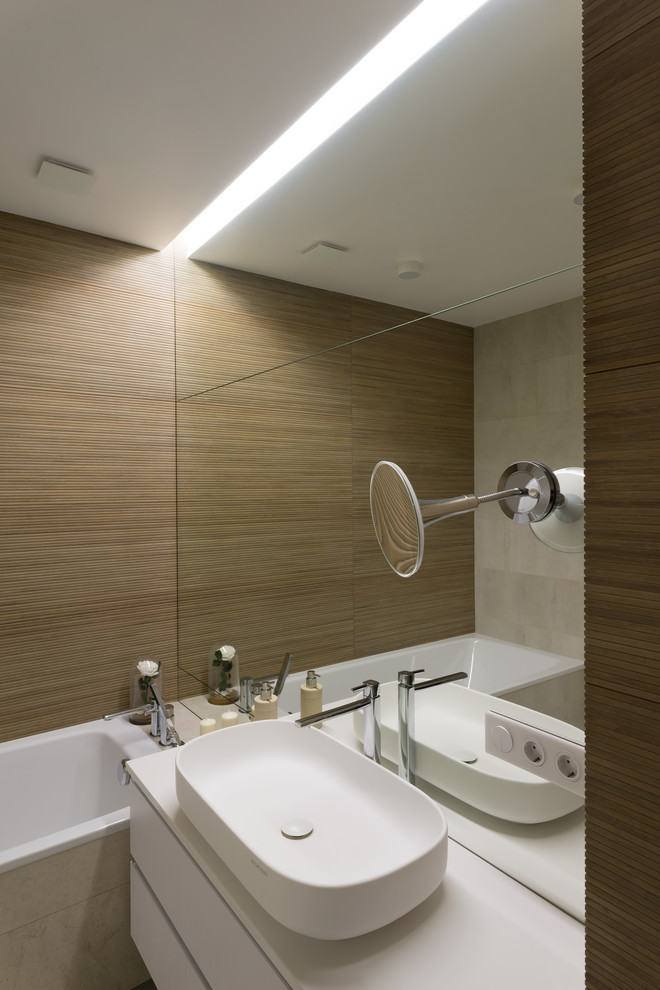 White and Wood Интерьер квртиры в ЖК "Лермонтов" в Ростов-на-Дону