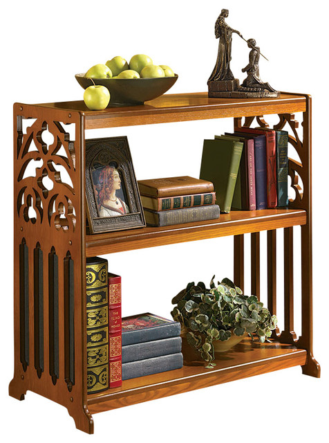 St Thomas Aquinas Gothic Bookshelf Traditional Bookcases By