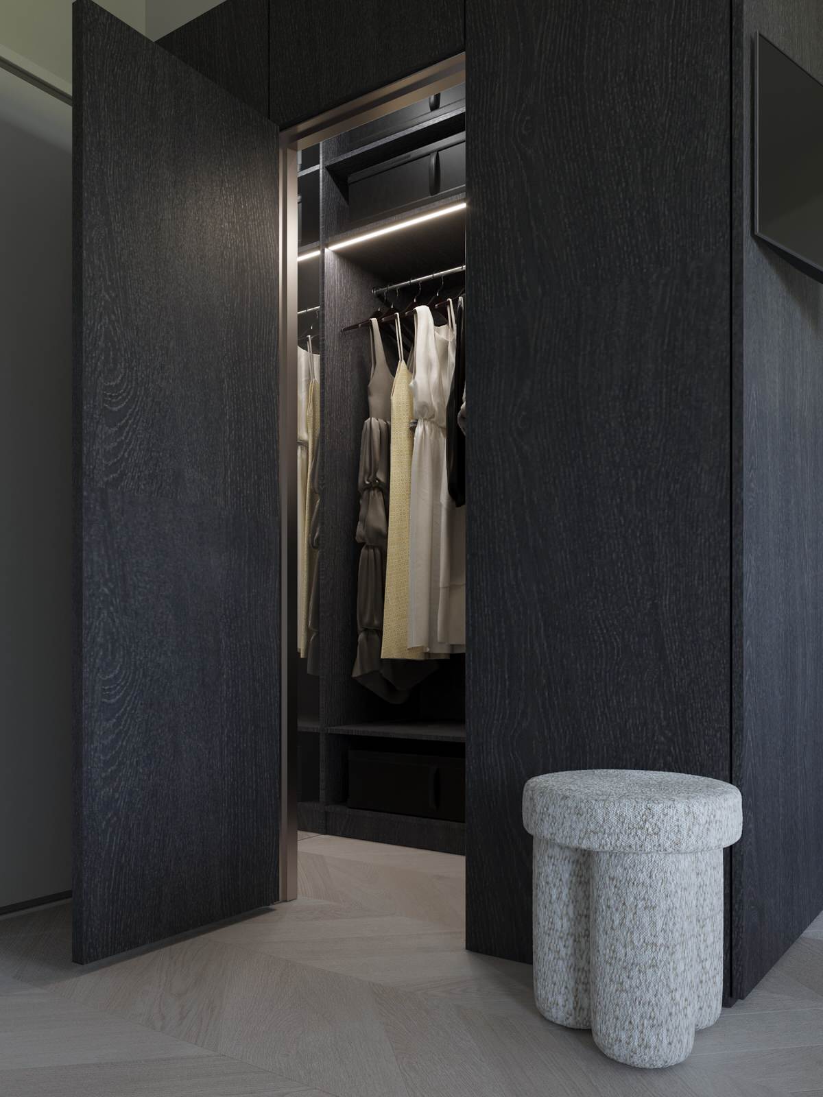 ЧЕРНО-БЕЛАЯ КВАРТИРА ДЛЯ ДЕВУШКИ