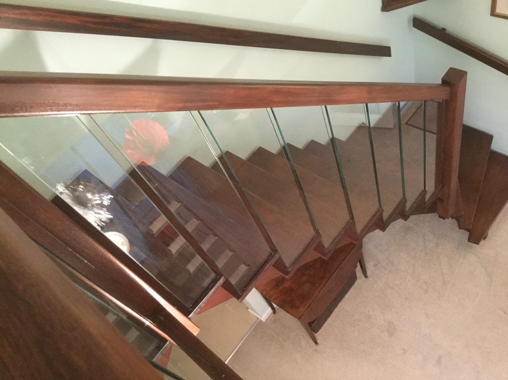 Sapele Hardwood with Glass