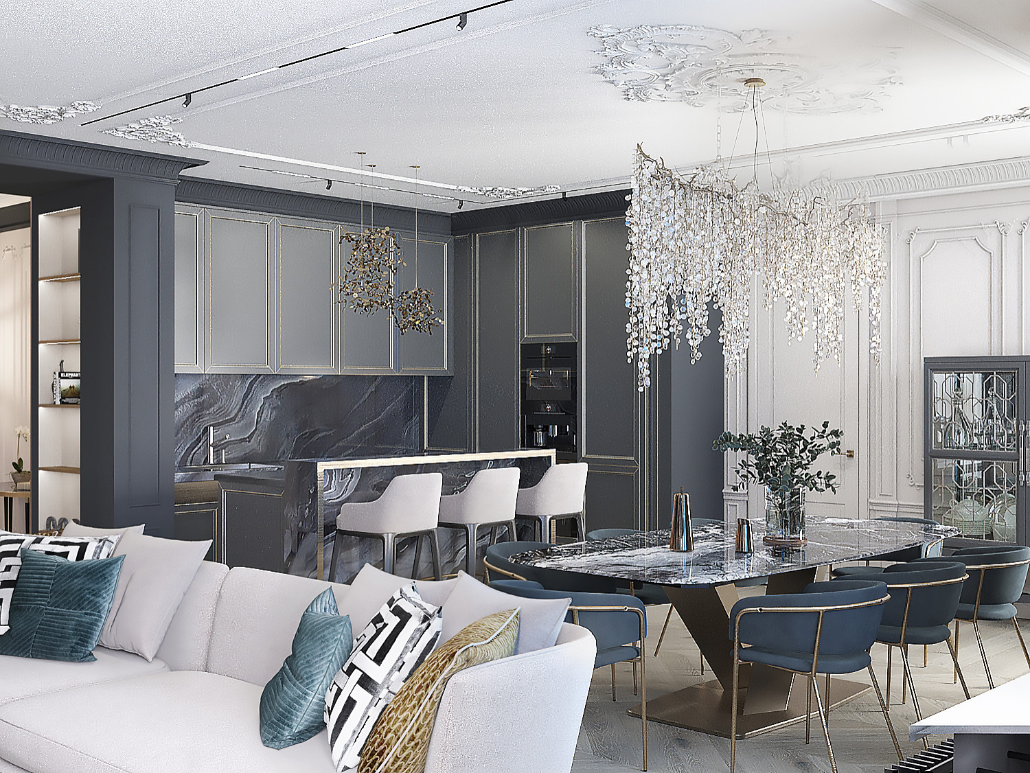 Квартира в классическом стиле