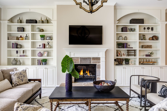 Built-Ins classique-salle-de-sejour