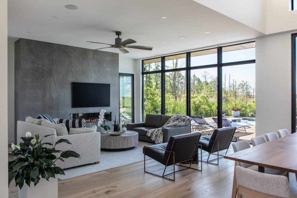 Riviera by the Bay - Modern - Living Room - Other - by CRx Construction ...