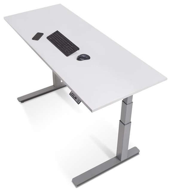 72 Premium Sit Stand Office Desk Base Contemporary Desks And