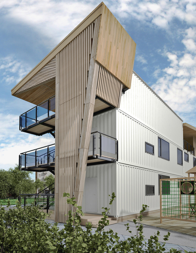 Дом из морских контейнеров