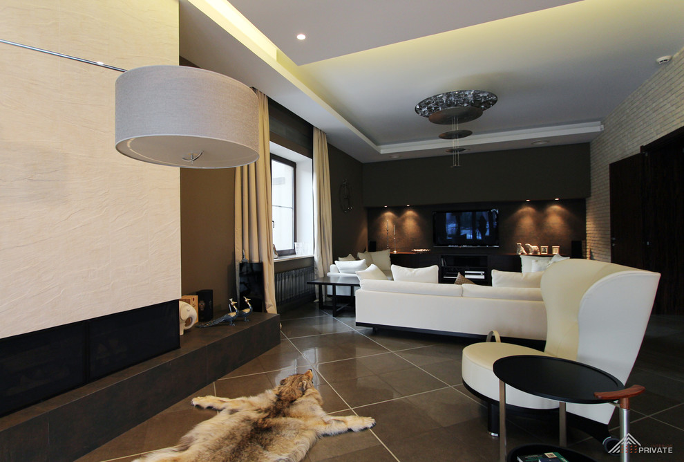 Дизайн-проект частного загородного дома в Московской области. Водники