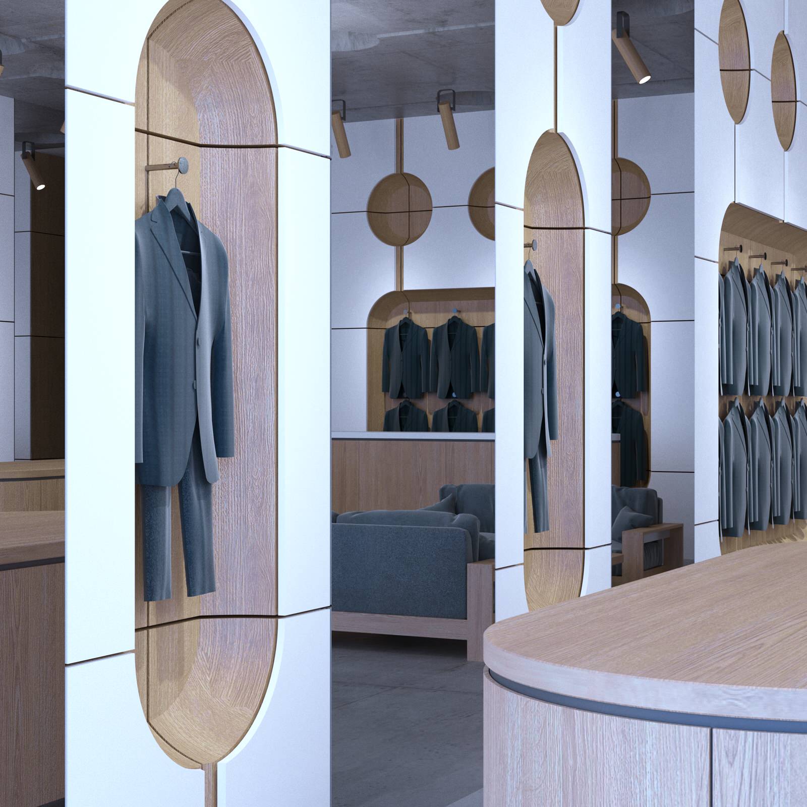 Дизайн интерьера бутика в Астане