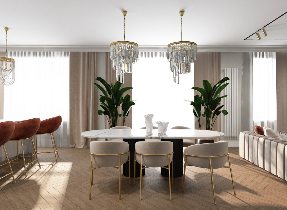 Кухня - гостиная 85 м2 г. Нижний Новгород