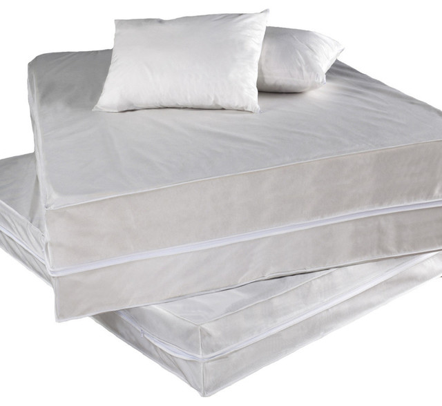 Permafresh Antibacterial Complete Bed Protector Set, Twin Xl Contemporary Mattress