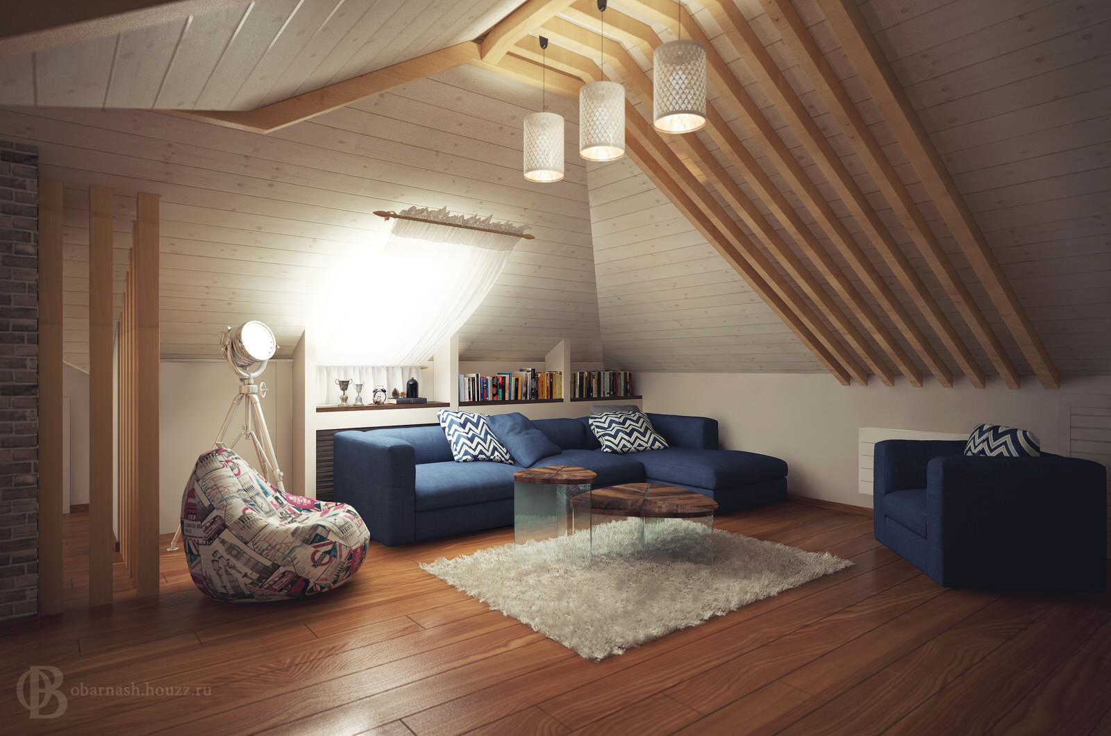 Мансарда загородного дома