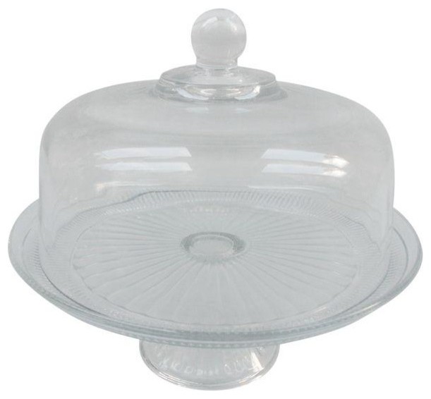 Used Cake Plate with Dome