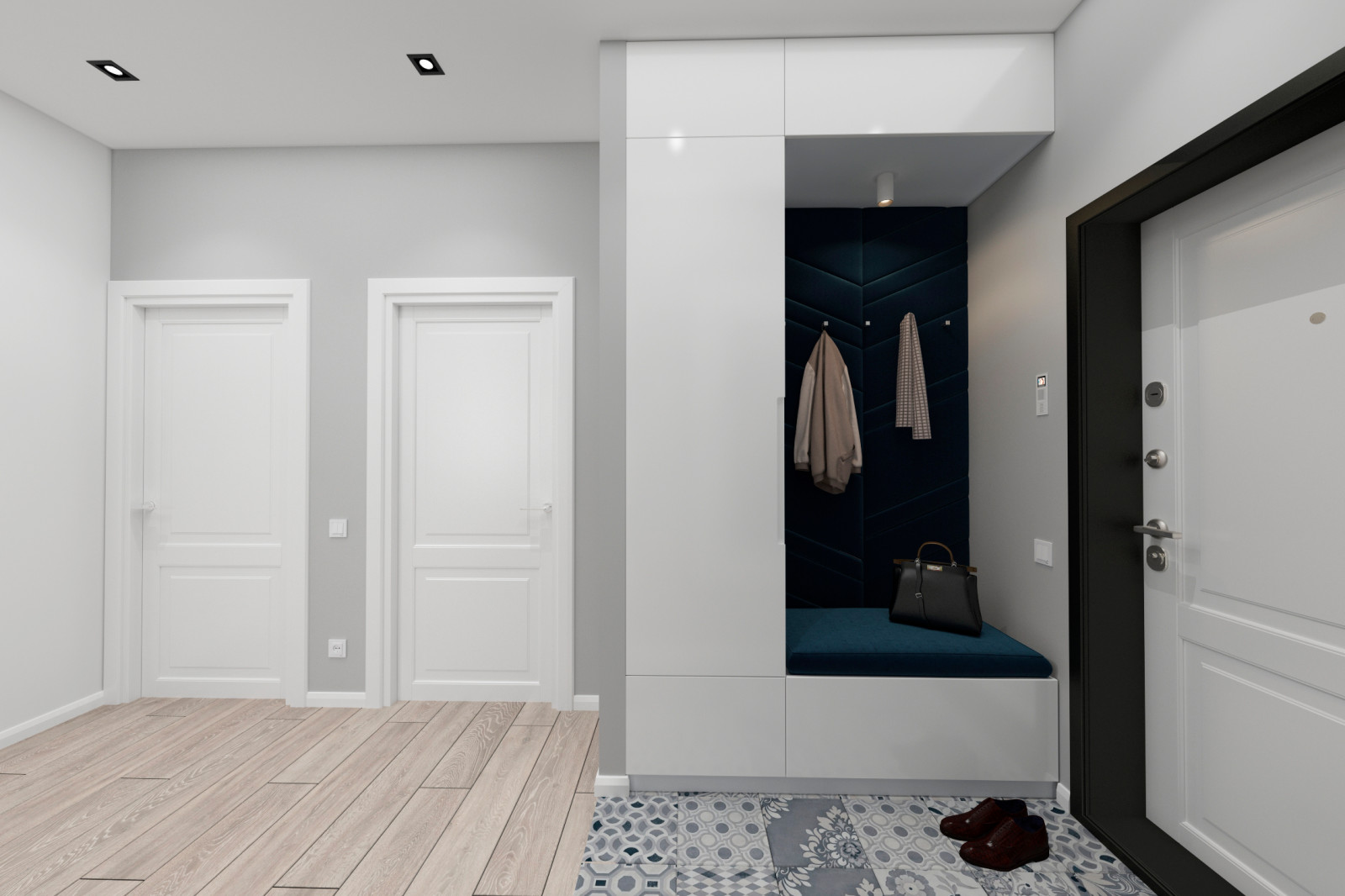 Дизайн 3-х комнатной квартиры в ЖК "Аврора-парк", г.Краснодар