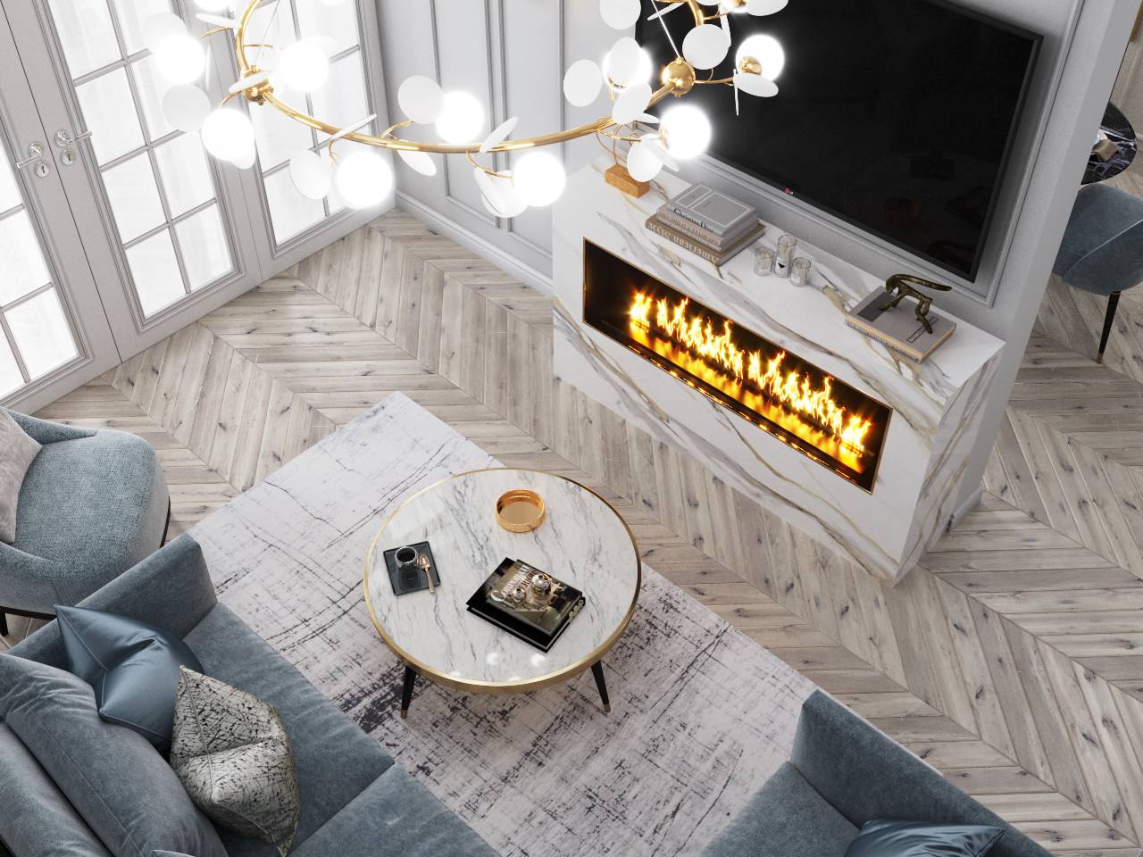 Гостиная в Санкт-Петербурге