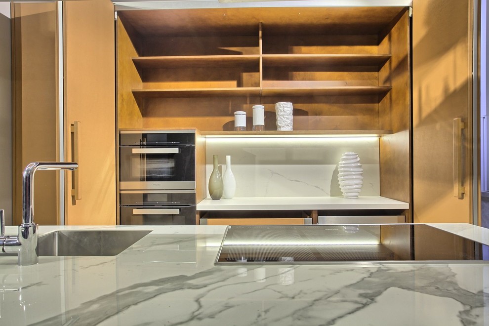 Solid leather and stone