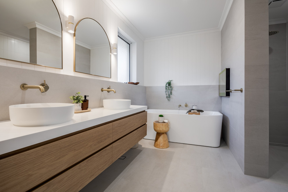 Stirling, WA - Contemporary - Bathroom - Perth - by Character Cabinets ...