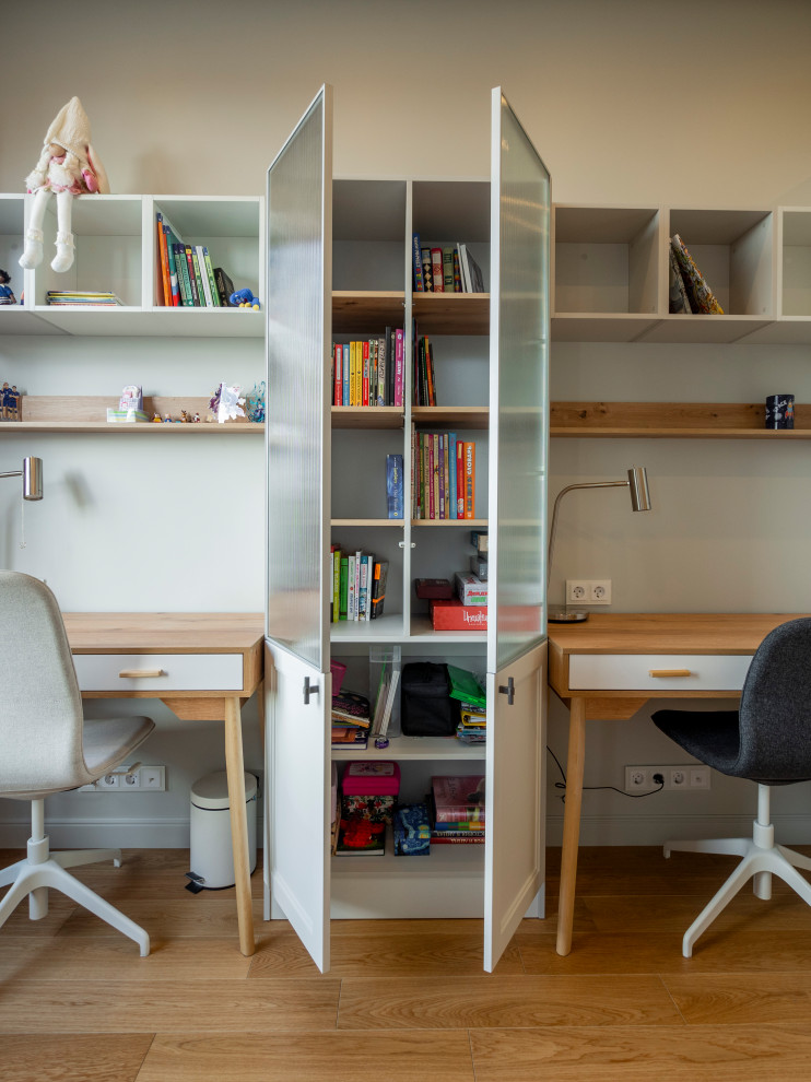 Меблировка детской комнаты для 2 детей