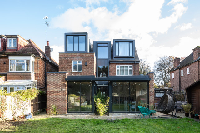 Full Reburfishment, Extension and Loft Converstion for the House in North London contemporary-house-exterior
