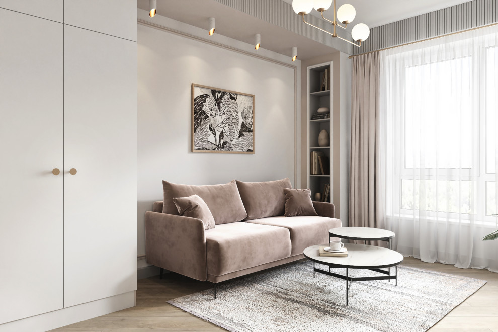 Визуализация однокомнатной квартиры 38 м2