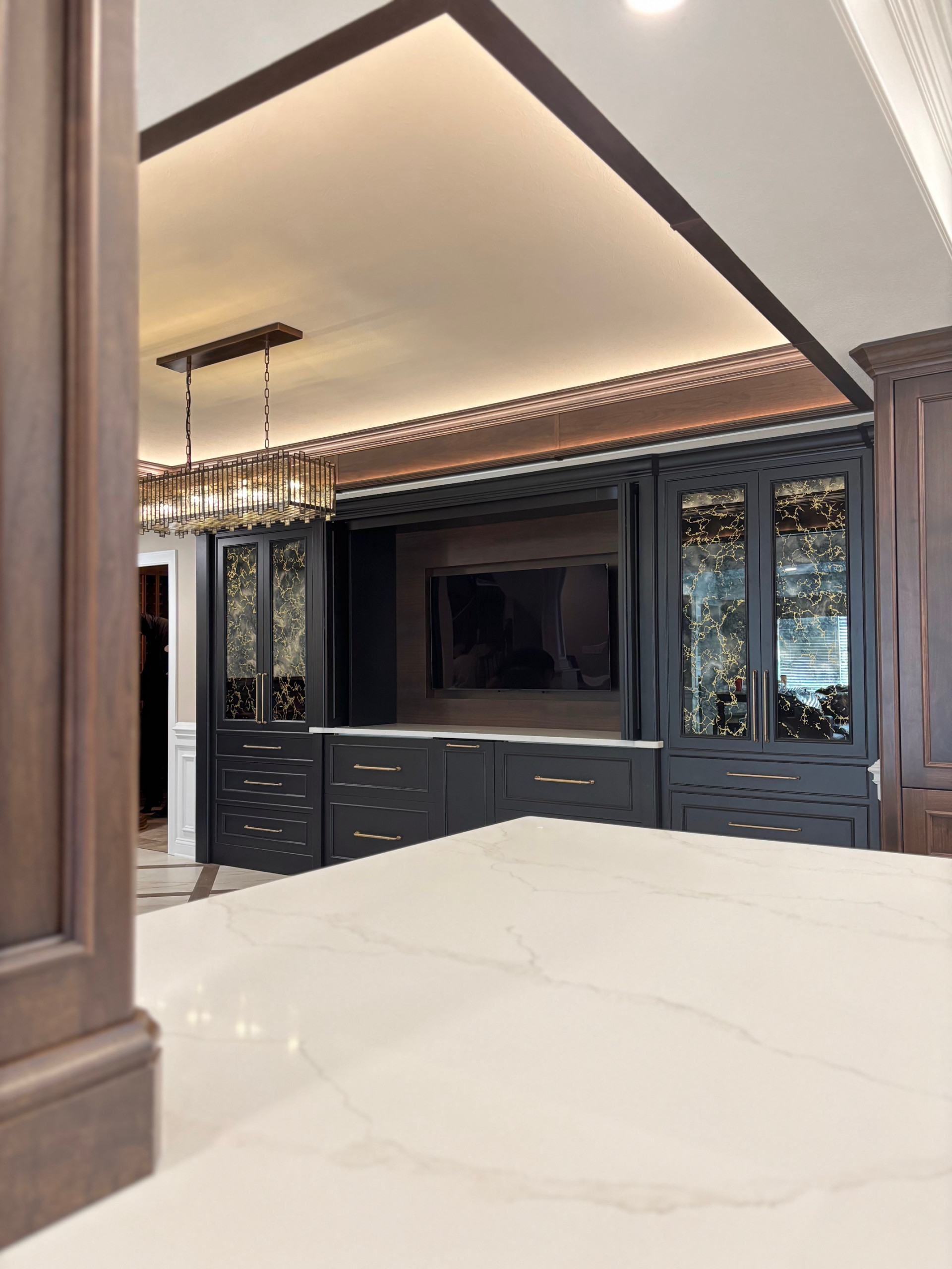 A Luxe and Timeless Lower-Level for Entertaining