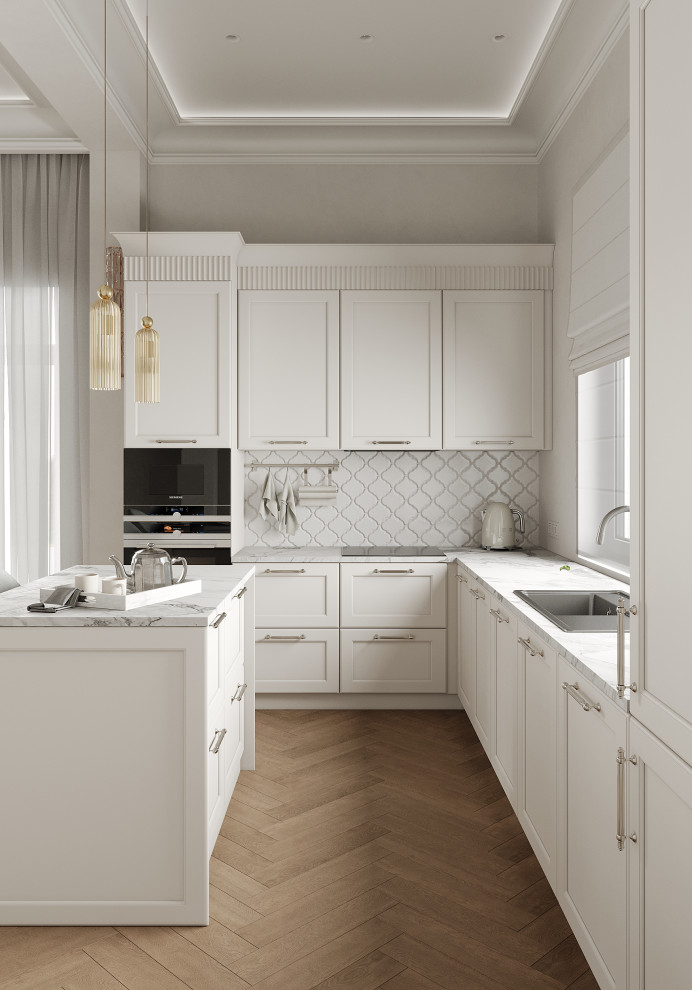 Дизайн-проект кухни-гостиной в частном доме