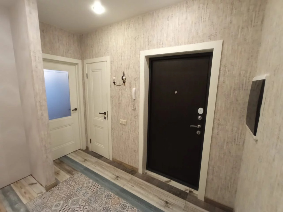 Ремонт квартиры в стиле Ретро, темные тона, 82 кв.м.