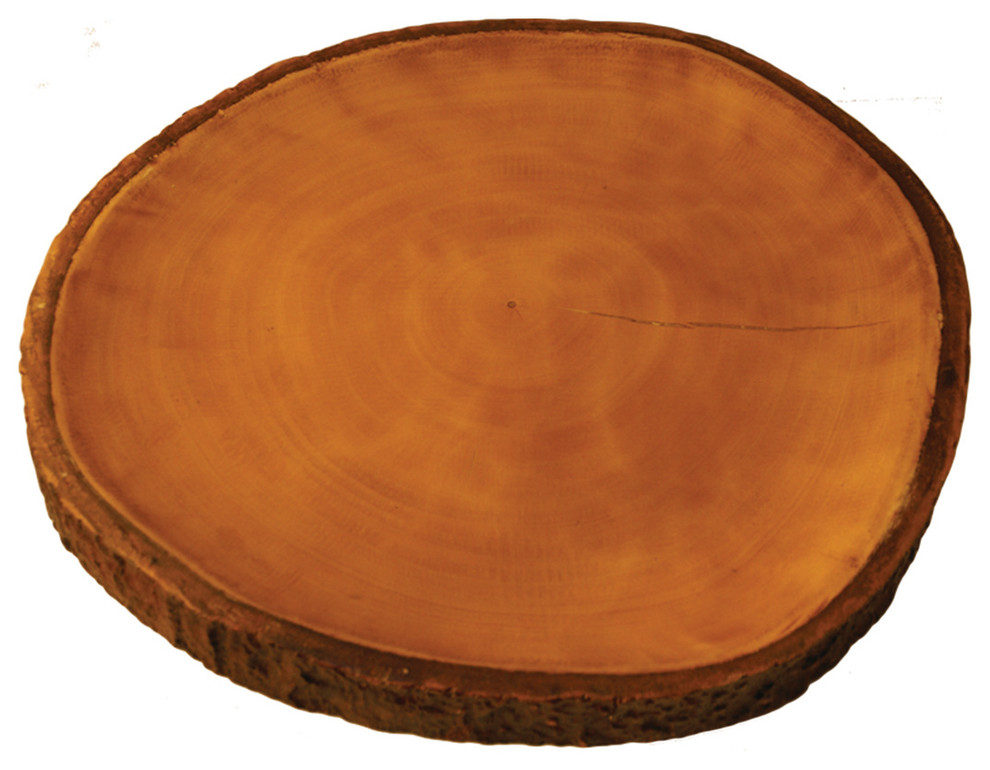 Mango Wood Platter With Bark