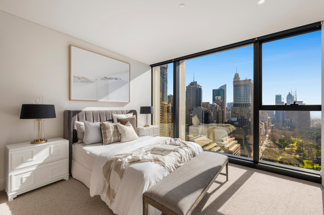 Hyde Park, Sydney contemporary-bedroom