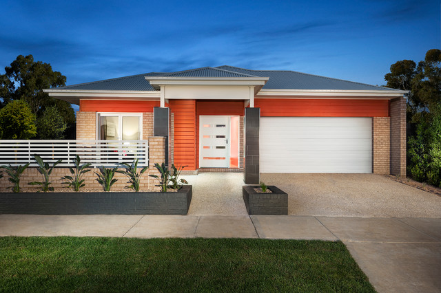 Forte - Mernda modern-fasad