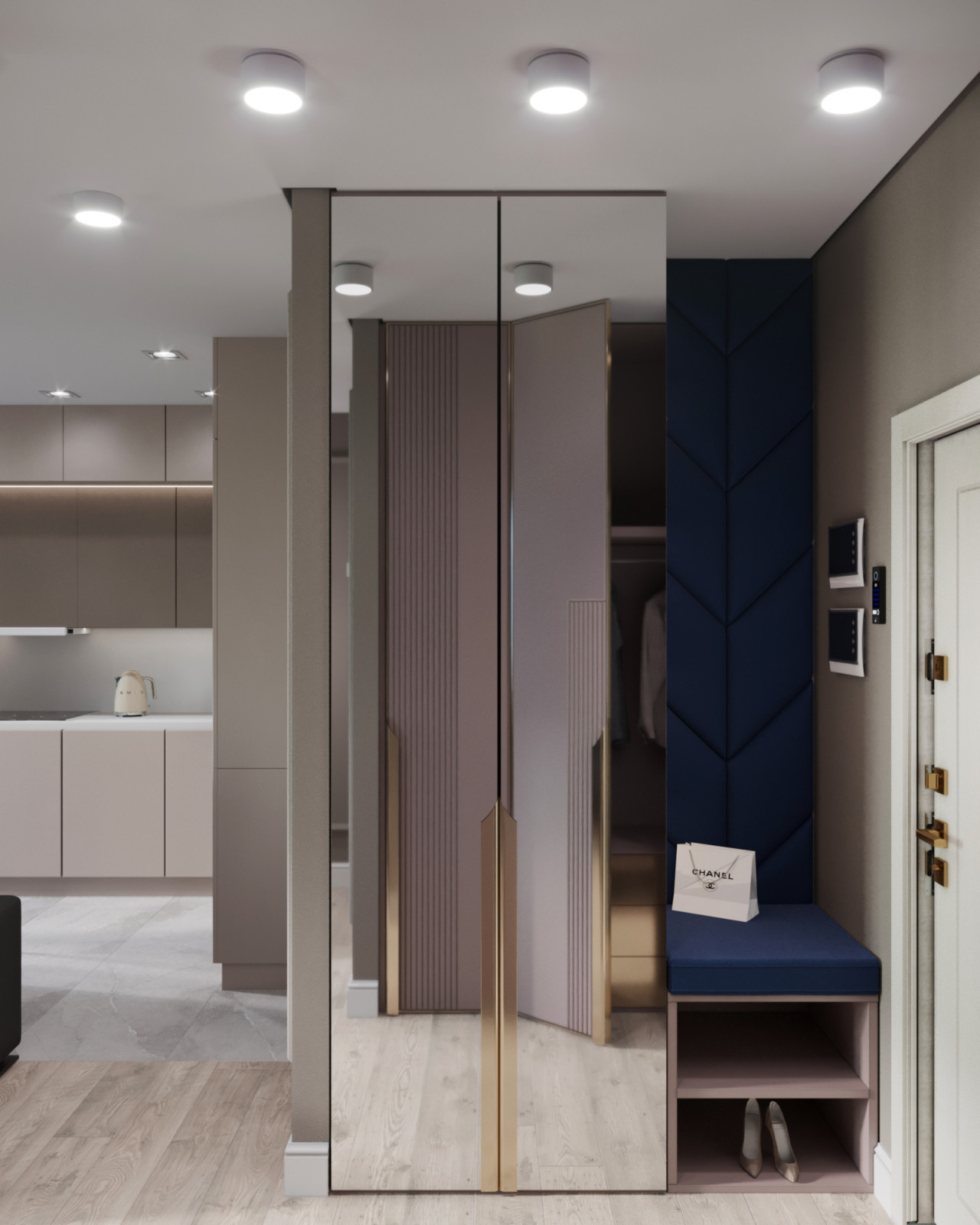 Квартира 50 кв.м. в стиле Неоклассика