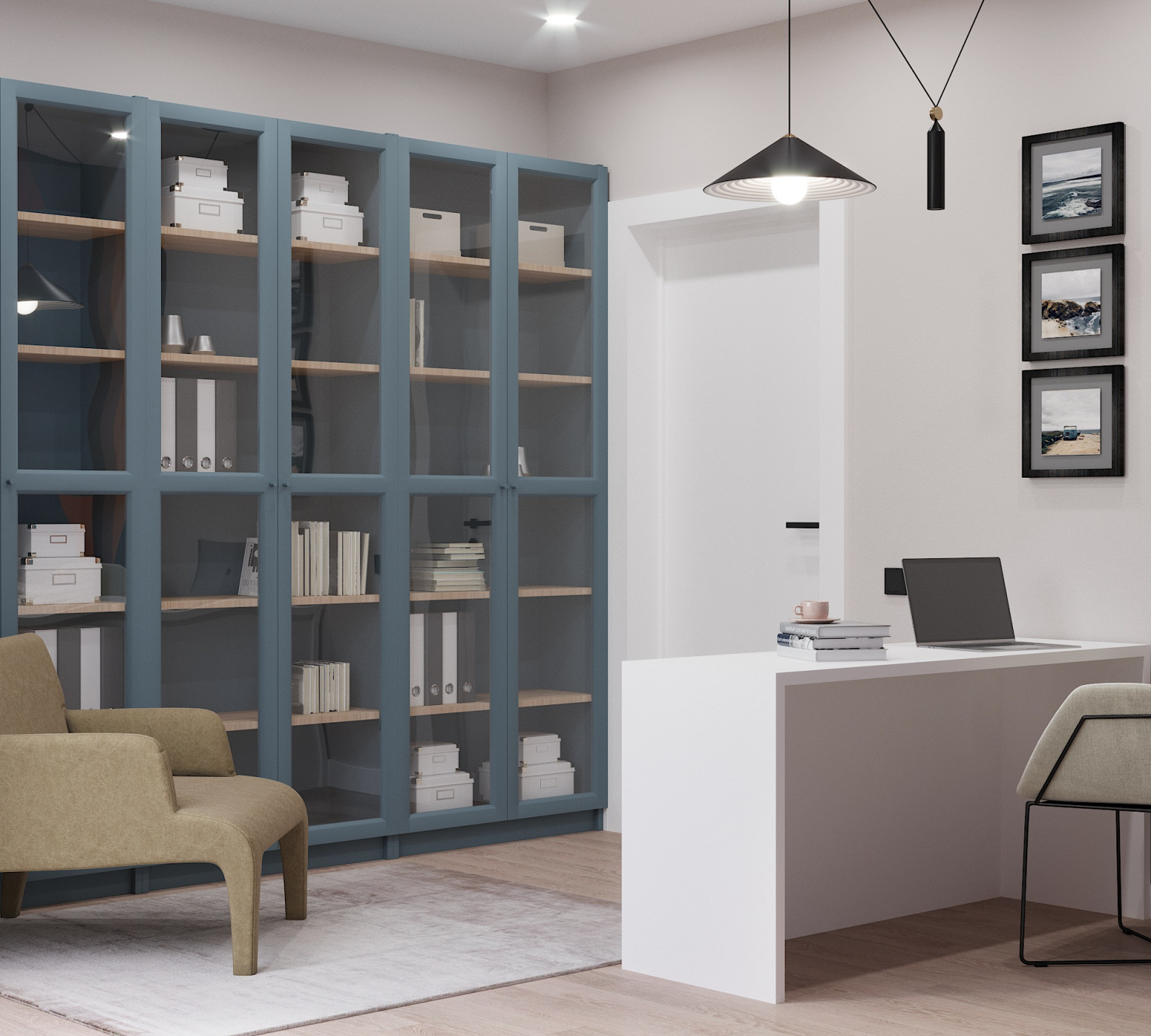 Дизайн-проект квартиры, площадью 99,1 м2 в г. Новосибирск