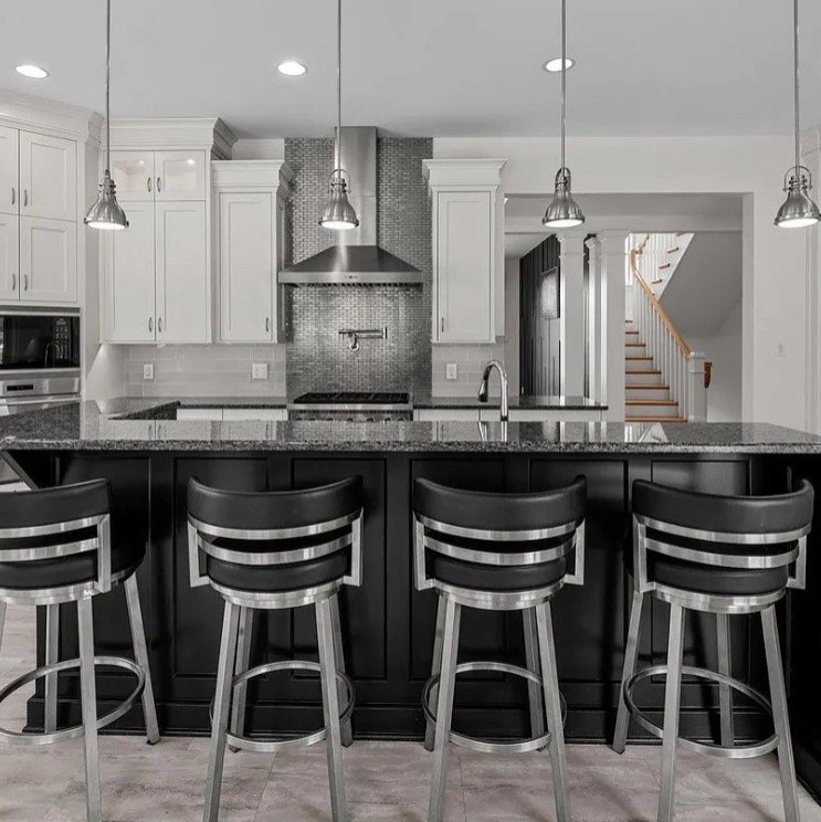 Mantua, Kitchen Island Repaint & Lighting