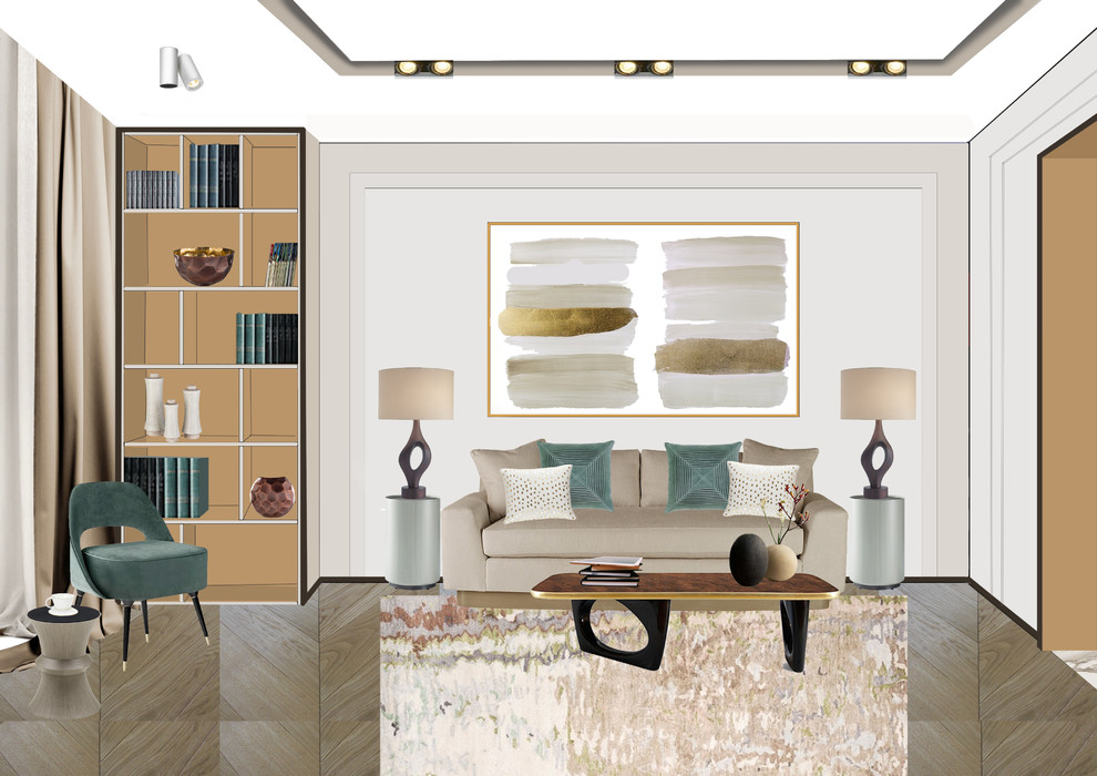 Коллаж гостиной