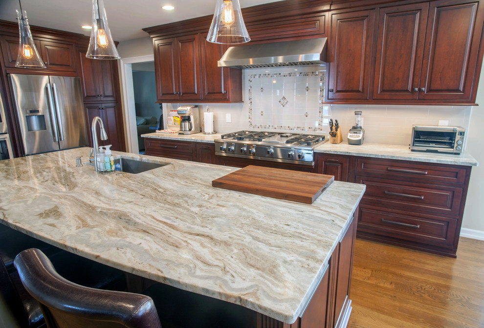 Fantasy Brown Quartzite Kitchen New York by