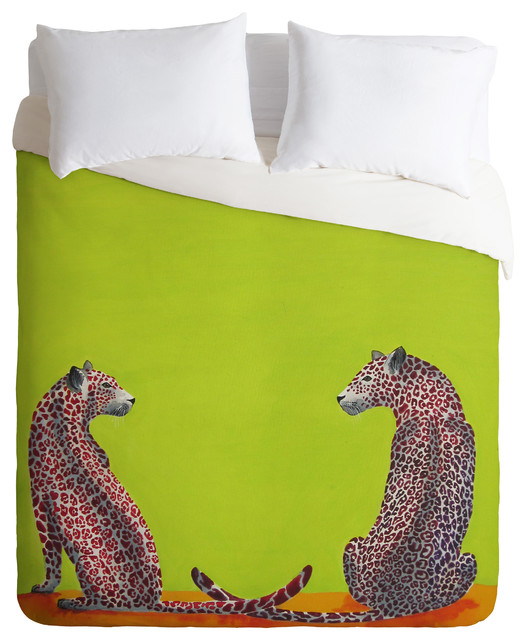 DENY Designs Clara Nilles Leopard Lovers Duvet Cover - Lightweight