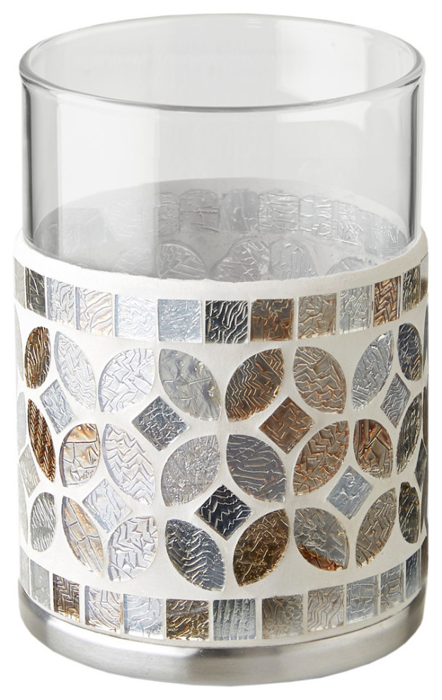 Croscill Seville Mosaic Glass Bathroom Accessories Contemporary