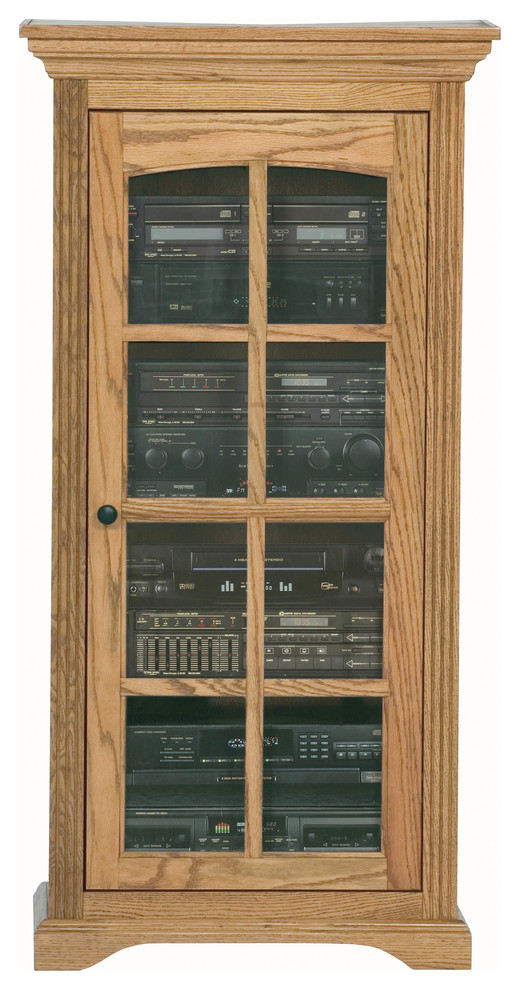 Oak Ridge Audio Tower Traditional, Audio Tower Cabinet