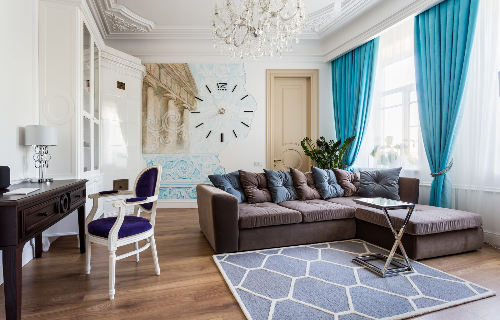 Дизайн интерьера 3х комнатной квартиры 120 кв.м. в старом Фонде Спб