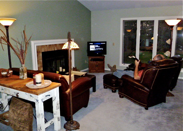 Awkward living room