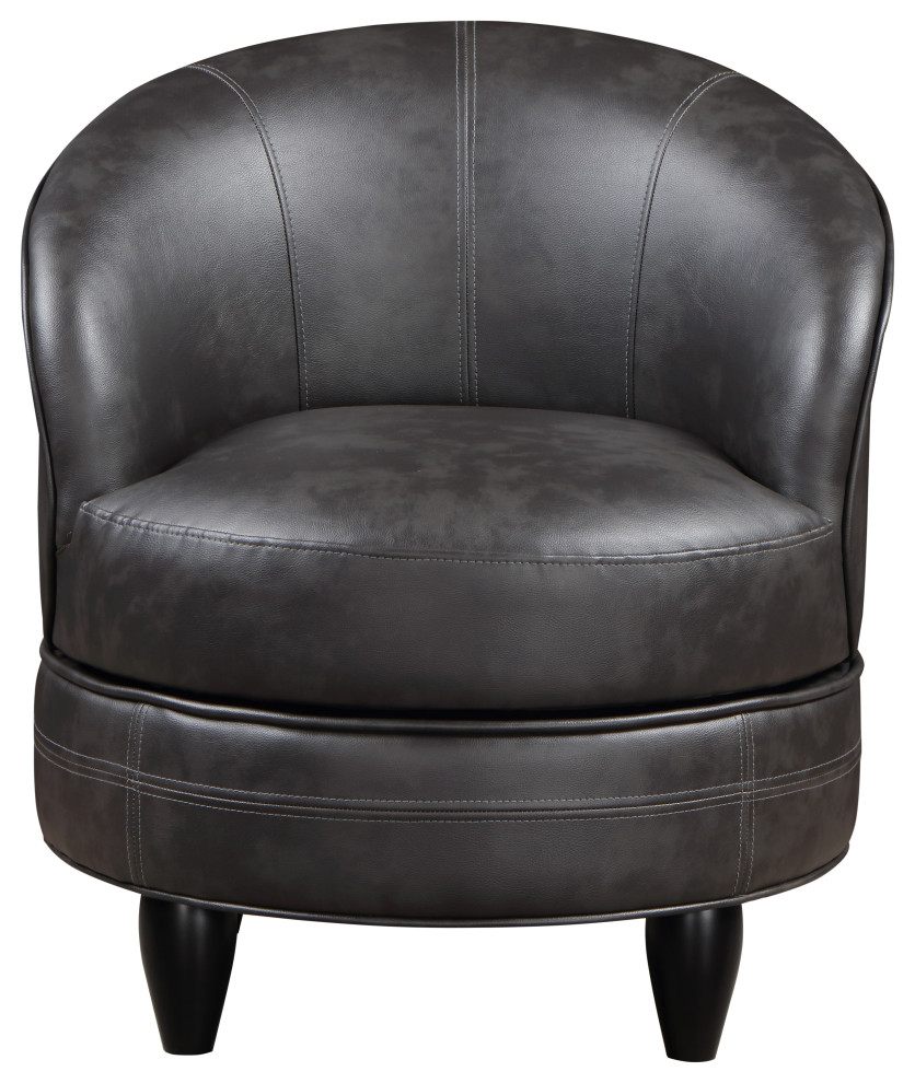 Sophia PU Accent Chair Midcentury Armchairs And Accent Chairs by