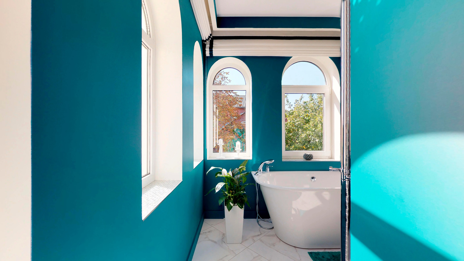 Ванная в зимнем саду