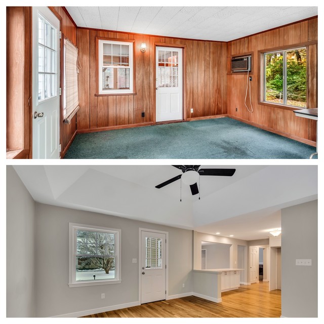 Cape Cod Makeover transitional