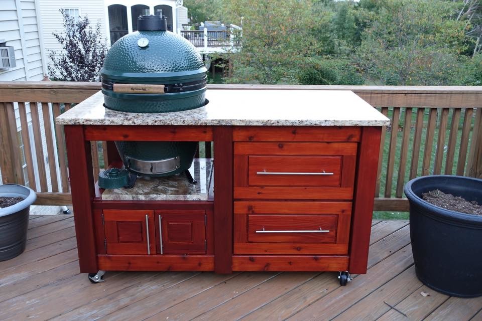 Big Green Egg Cart